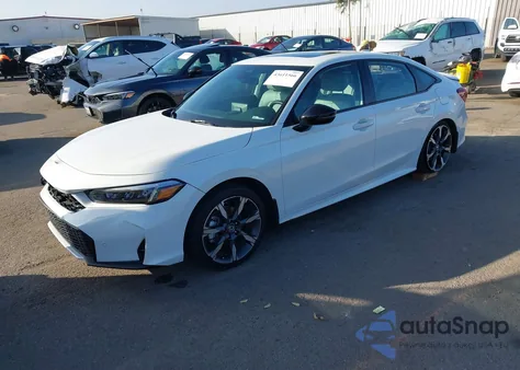 2025 Honda Civic Hybrid Sport/Sport Touring из США, поврежденный, VIN 2HGFE4F8XSH339610